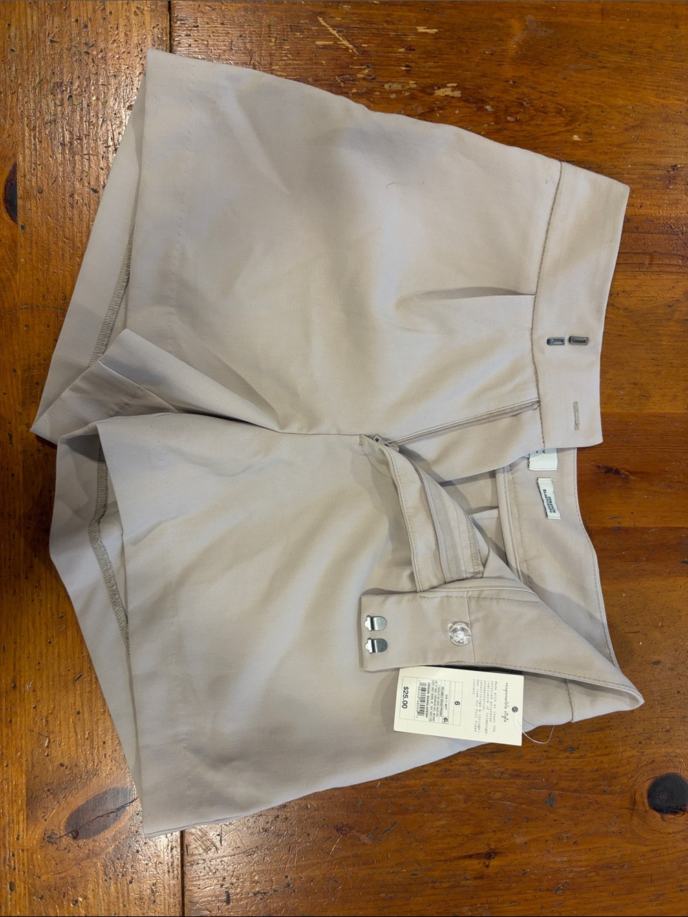 a new day Light Taupe Women's Chino Shorts